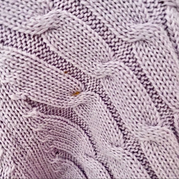 Disney Girl’s Lavender Zip down sweater Size Small - Picture 7 of 7